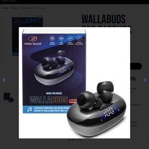 Wallabuds Pro Earbuds - Black